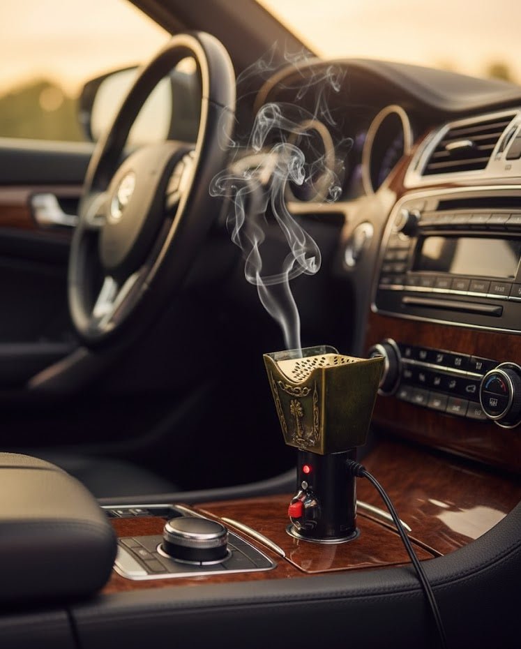 Portable Car Bakhoor Burner 12V | مبخرة سيارة محمولة