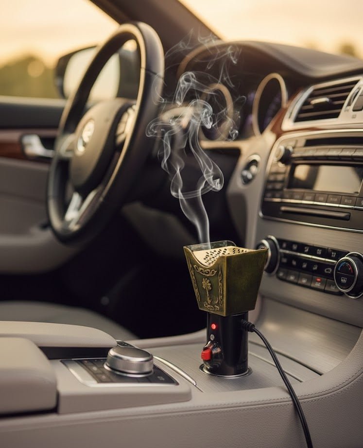 Portable Car Bakhoor Burner 12V | مبخرة سيارة محمولة
